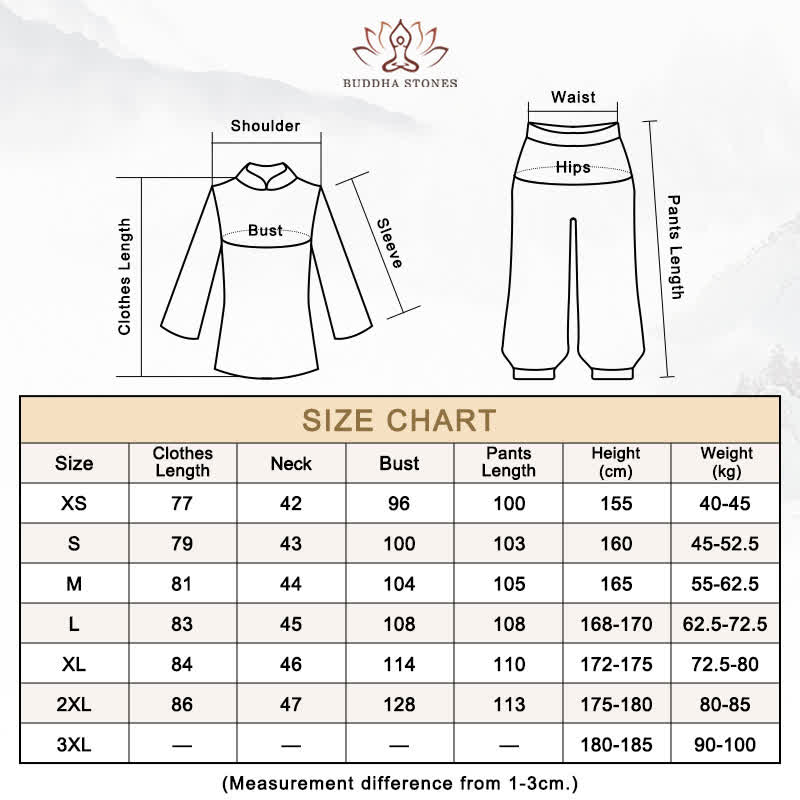 Buddha Stones蓮の花 葉模様 太極拳 瞑想 祈り スピリチュアル 禅 練習 服 レディース セット - image 6