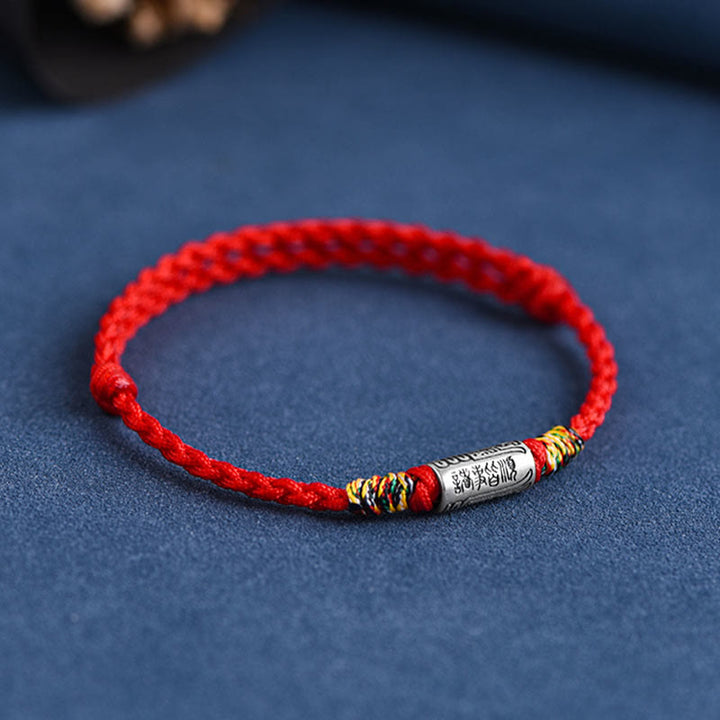 Buddha Stones手作り 925スターリングシルバー 万事うまくいくデザイン 保護力 強度 ブレスレット アンクレット