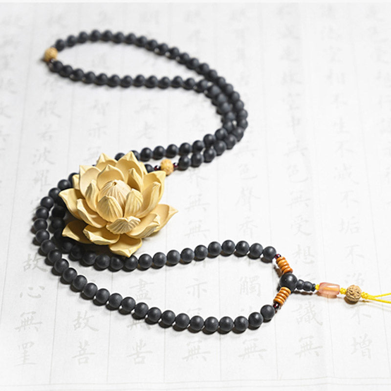 Buddha Stonesチベット数珠Mala菩提樹 赤瑪瑙 ヒーリングブレスレット