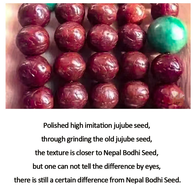 Buddha Stones108 個入りMalaネパール 菩提樹 幸運 富 タッセルブレスレット